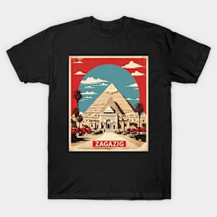 Zagazig Egypt Vintage Poster Tourism T-Shirt